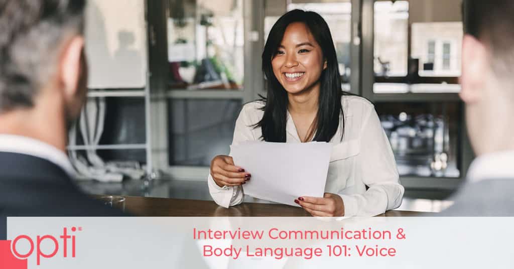 Interview Communication and Body Language 101: Voice Opti Staffing