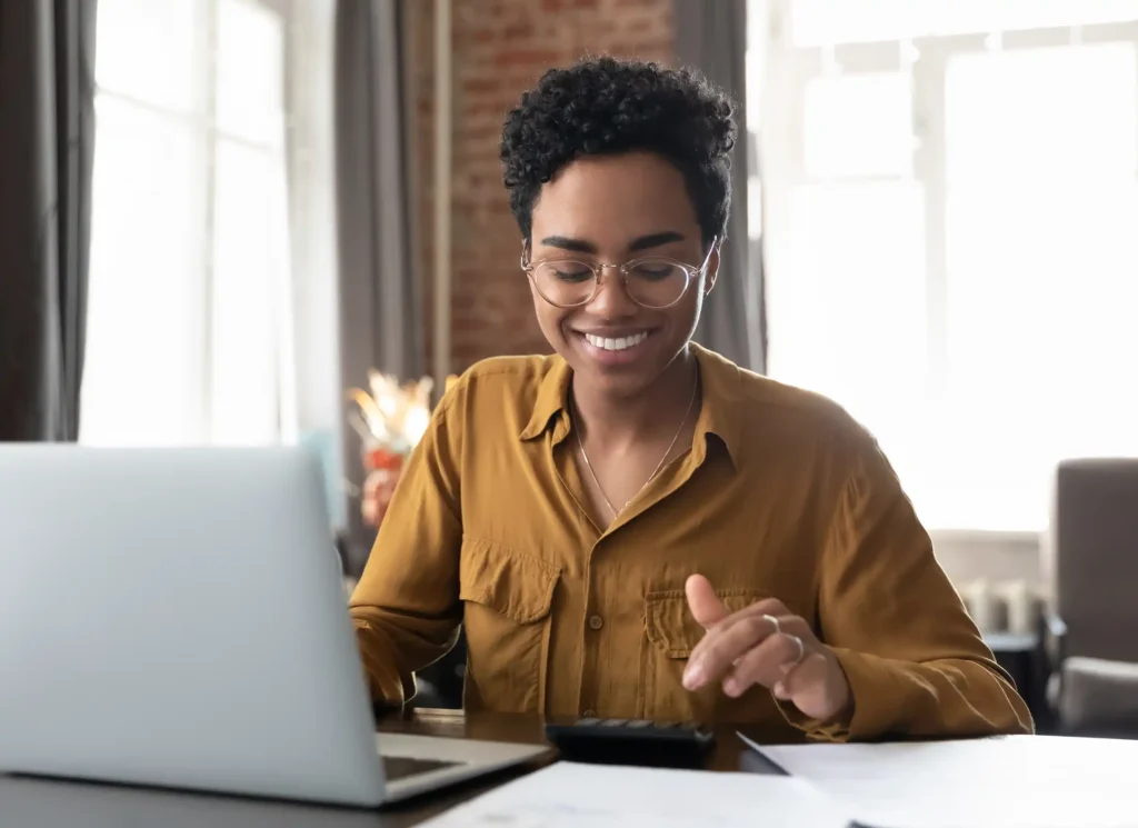 accountant working